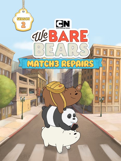 We Bare Bears: Match3 Repairs