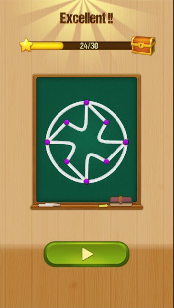 Eine Linie - Kurvenzeichnung