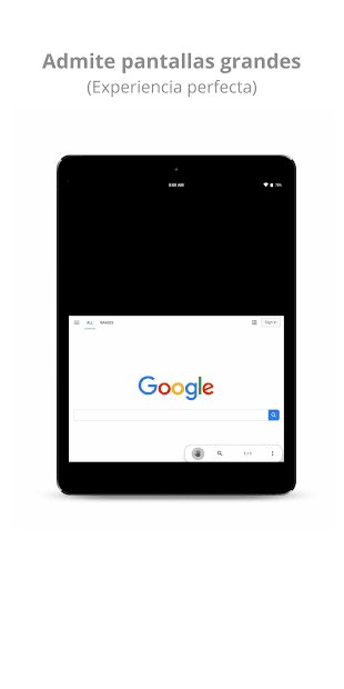 Navegador web OH - con una mano  y privacidad