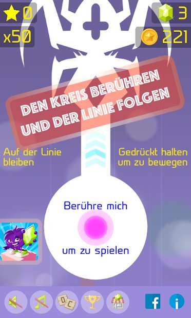 Folge der Linie 2D Deluxe