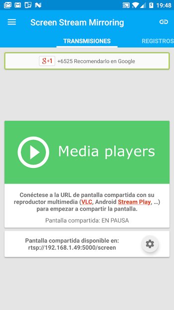 Screen Stream Mirroring