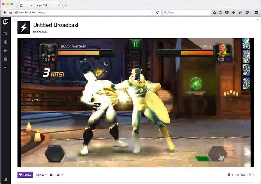 Screen Stream Mirroring