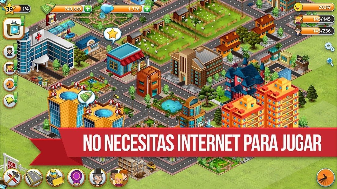 Cité village, simulation d'île - Village Build Sim