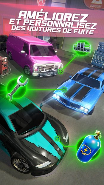 Highway Getaway Jeu de voiture de course poursuite