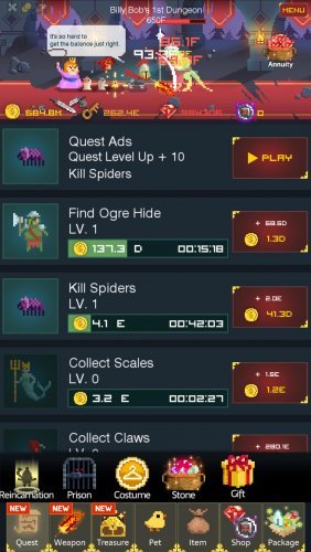 Prince Billy Bob: incremental