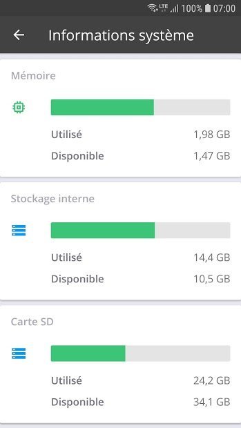 CCleaner - Cleaner Boost Nettoyage téléphone RAM