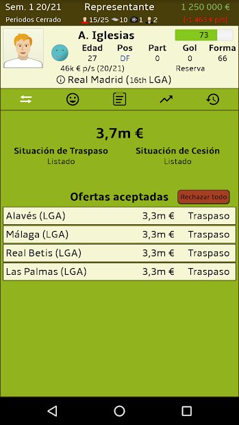 Representante de Fútbol (Football Agent)