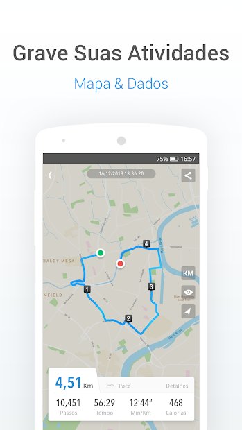 Contador De Passos E Calorias Com Pedômetro