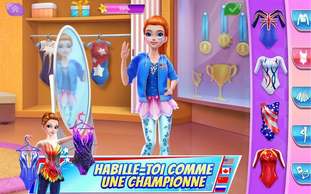Superstar de gymnastique - Danse jusqu'à l'or !