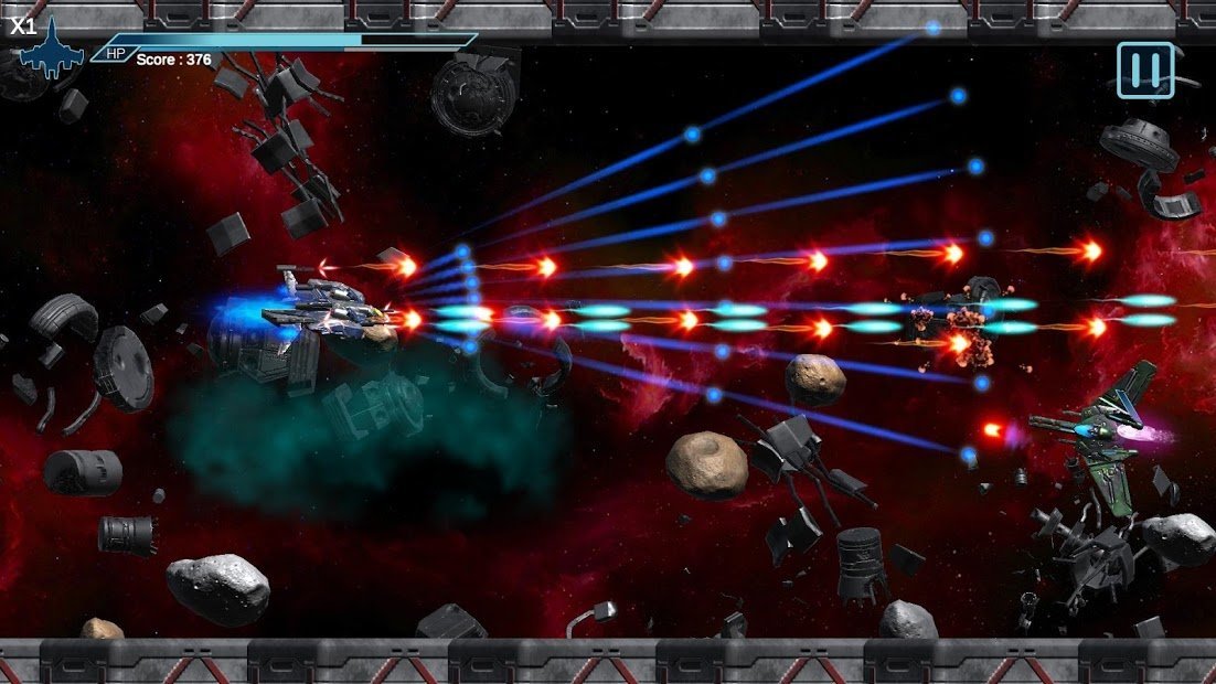 Space Shooter 3D:  Bullet Hell Meja Infinity