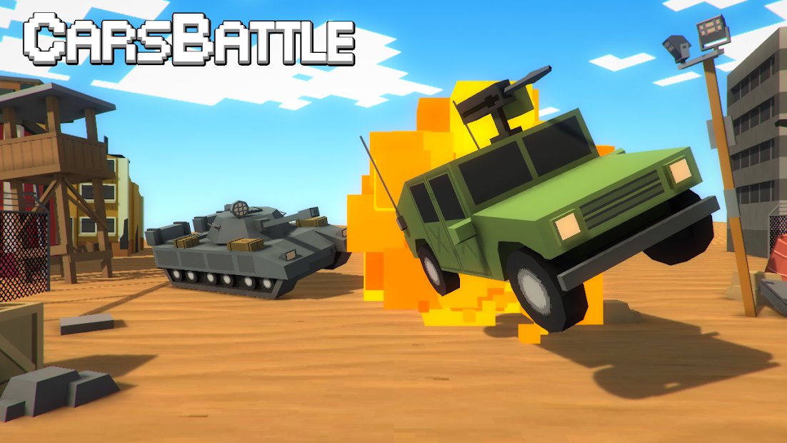 Tanks VS Cars Battle