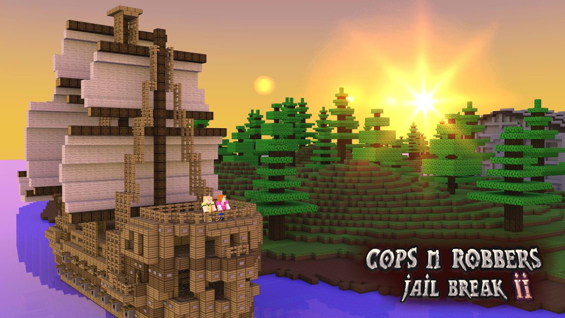 Cops N Robbers: Pixel Prison Games 2