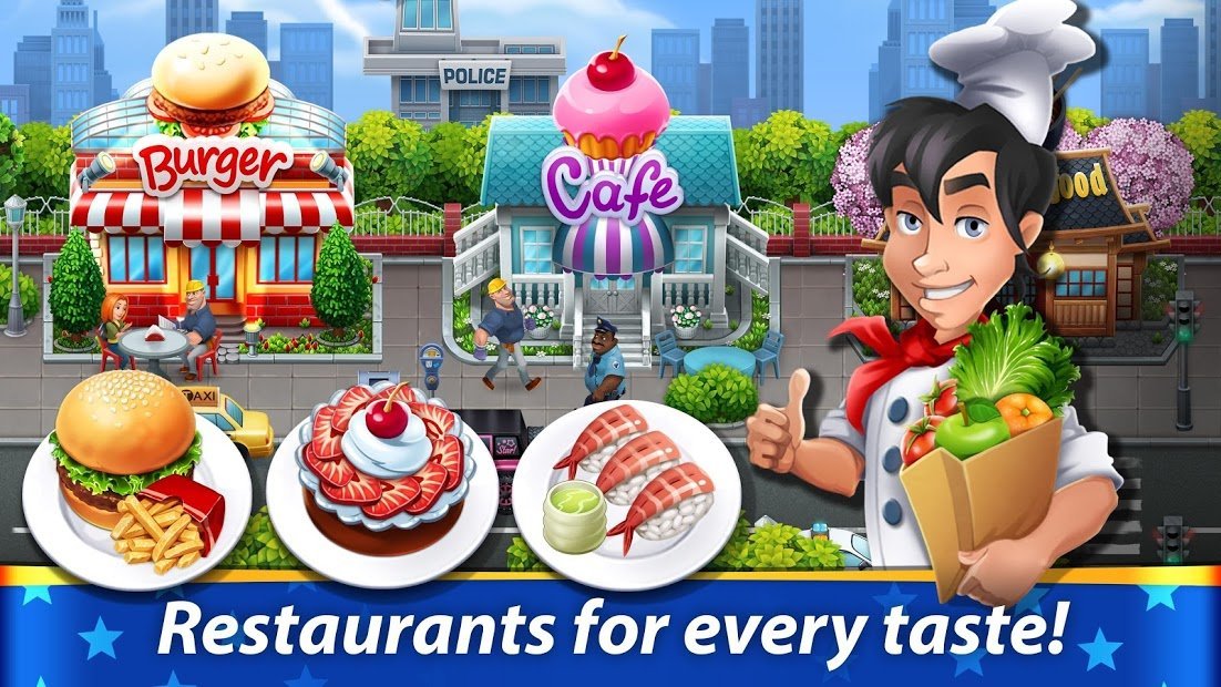 Cooking Stars. Restaurant & Cafe Game