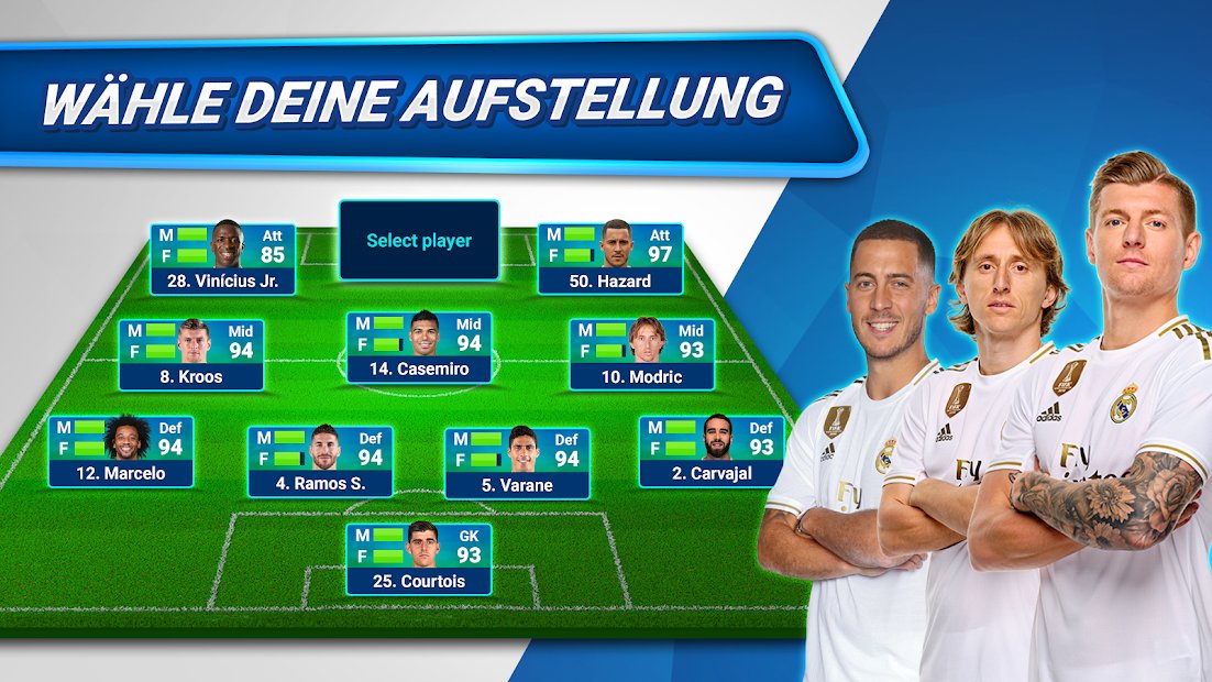 Online Soccer Manager (OSM) 19/20 - Fußballspiel