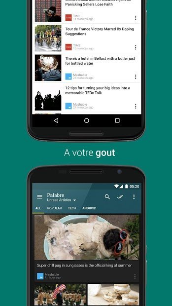 Palabre Feedly RSS Reader News