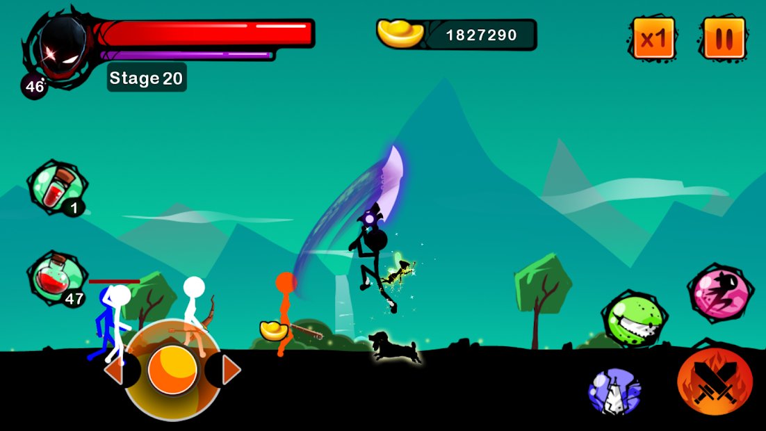 Stickman Ghost: Ninja Warrior Action Offline Game