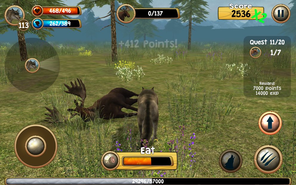 Wild Wolf Simulator 3D