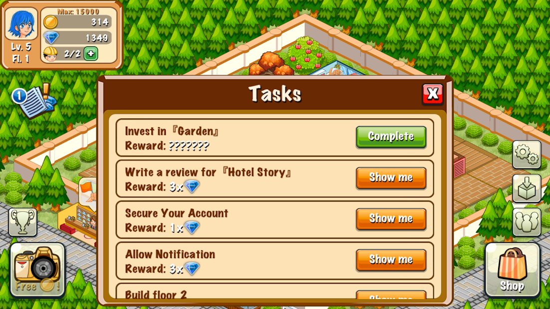 Hotel Story: Resort Simulation