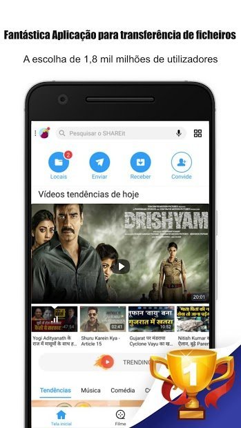 SHAREit - Transferir tudo