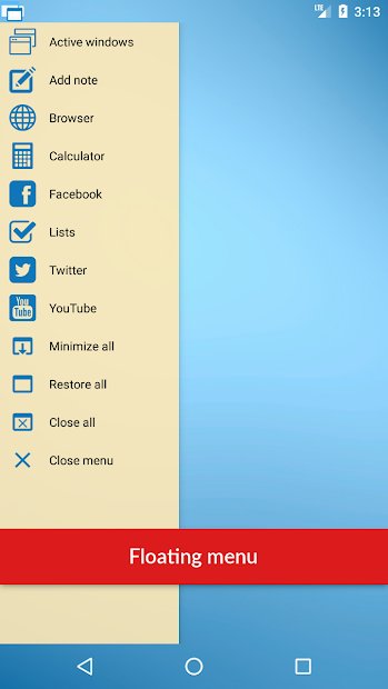 Floating Apps (multitasking)