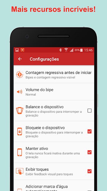 REC - Gravador de tela UHD, FHD, HD, áudio on/off