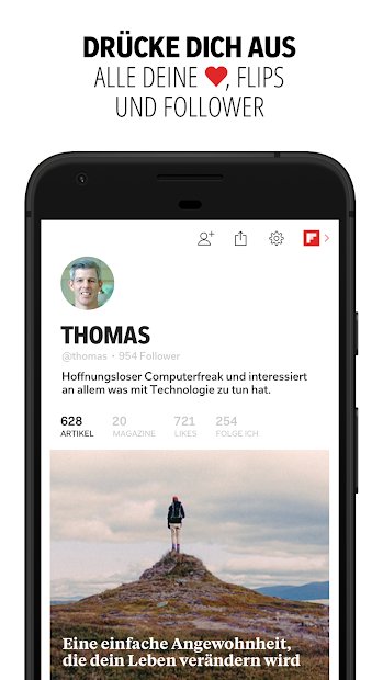 Flipboard: Nachrichten unserer Zeit