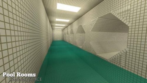 Mapa Salas de bilhar | Backrooms - Espaço Liminar para Minecraft