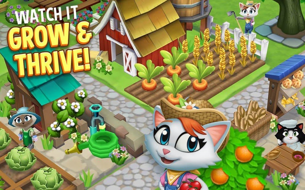 Kitty City: Kitty Cat Farm Simulation Game