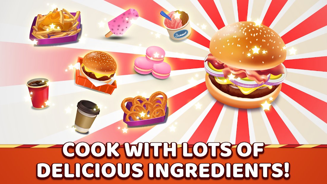 Burger Truck Chicago - Fast Food Cooking Game