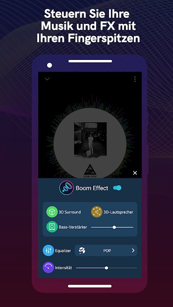 Boom: Musikplayer mit 3D Surround Sound und EQ