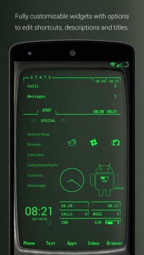 PipTec Green Icons & Live Wall
