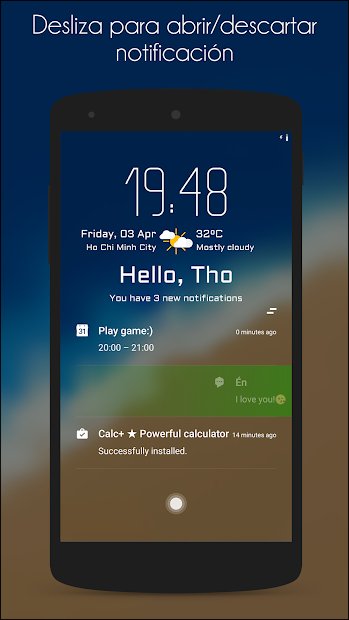 Hi Locker Pantalla de bloqueo