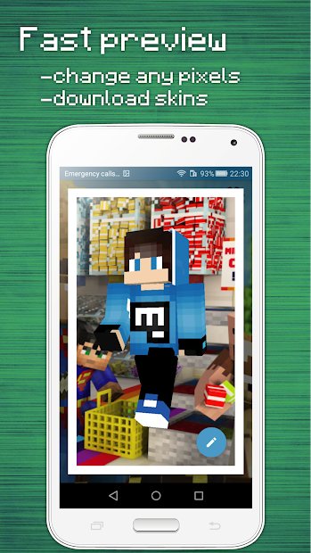 Редактор Скинов для Майнкрафт PE (3D)