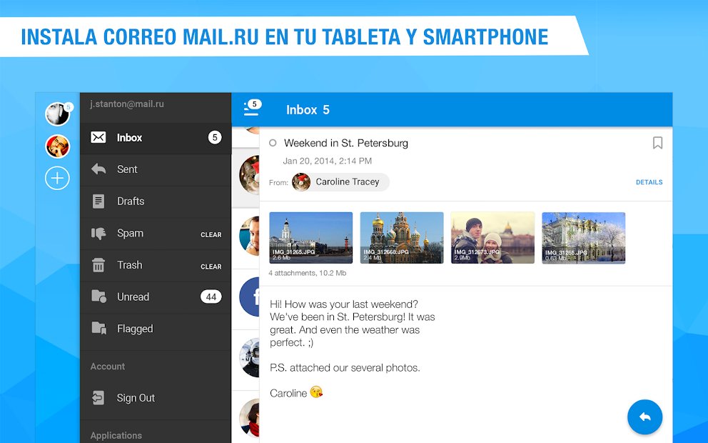 Email App España de Mail.ru
