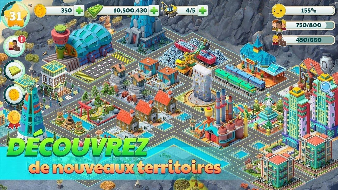 Ville Ville - Village de Sim jeu Paradise