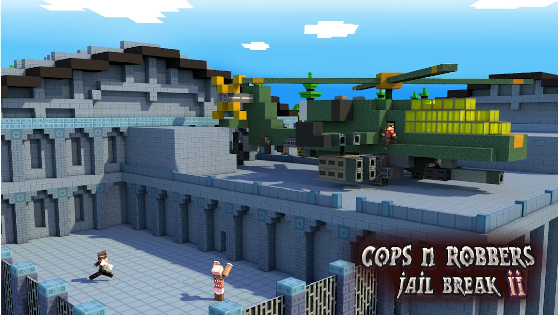 Cops N Robbers: Pixel Prison Games 2