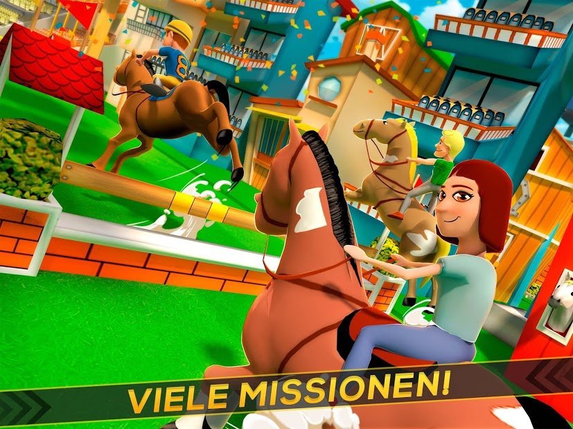 Pferde Reiten Jockey – Gratis-Rennspiel Simulator