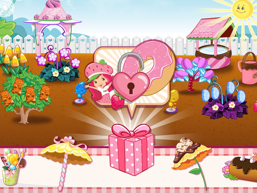 Strawberry Shortcake Candy Garden