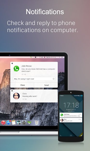 AirDroid: Accès à distance / fichier
