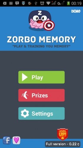 Zorbo Memory (brain training)