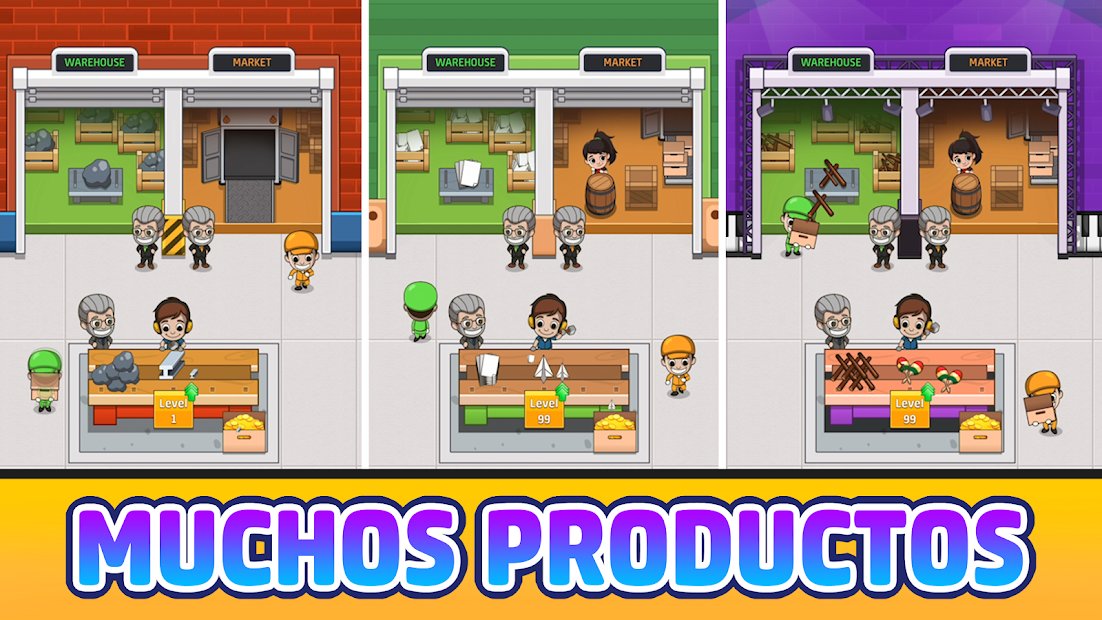 Idle Factory Tycoon - Dirige tu fábrica