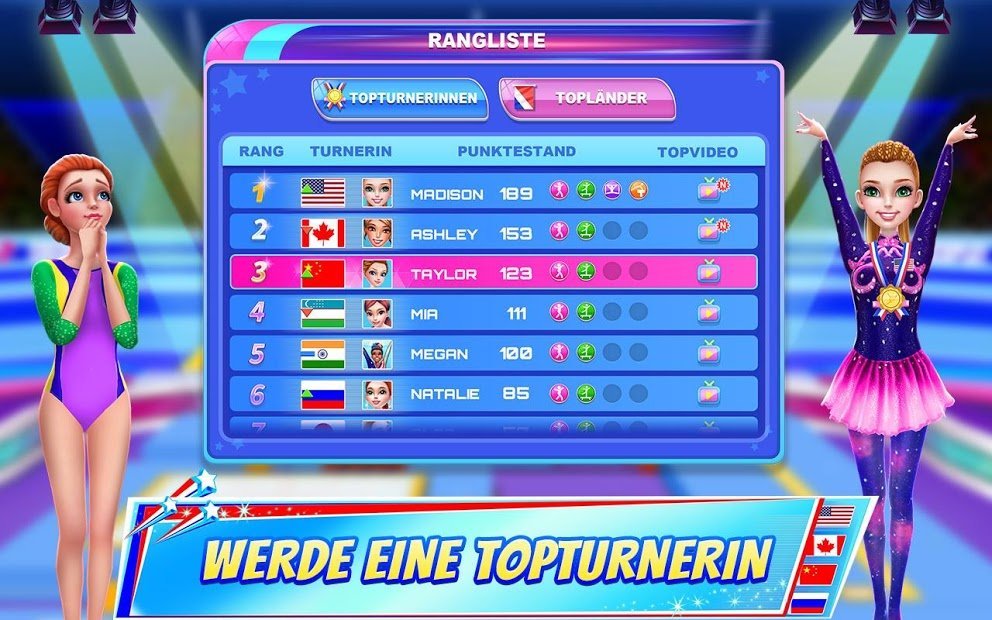 Turnerin - wirbelt euren Weg zum Gold!