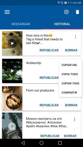 Descargar Videos de Instagram - Videos y Fotos