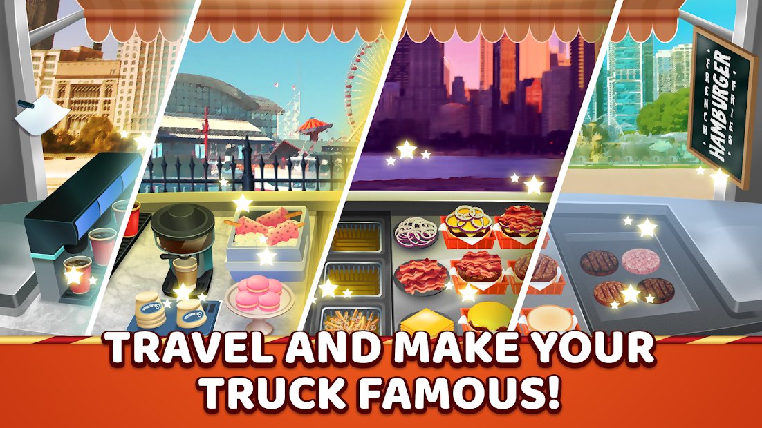 Burger Truck Chicago - Fast Food Cooking Game
