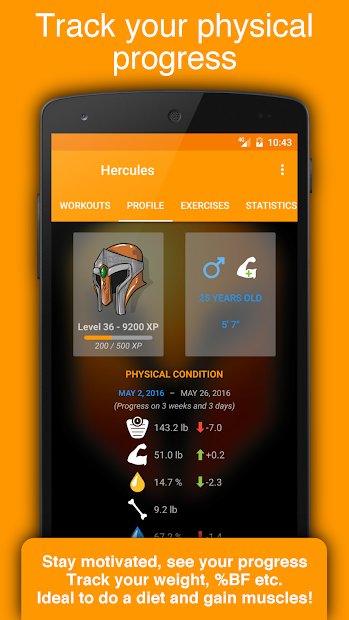 Workout Tracker & Gym Trainer - Fitness Log Book