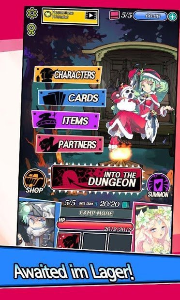 Dungeons und Mädels: Karten-RPG