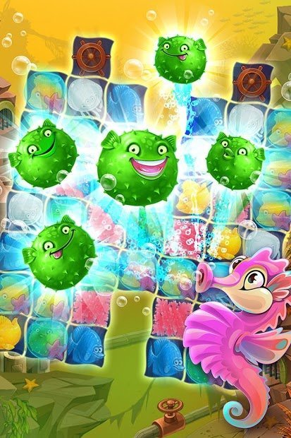 Mermaid-puzzle match-3 tesouro