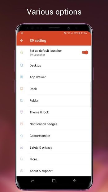 Super S9 Launcher for Galaxy S9/S8/S10 launcher