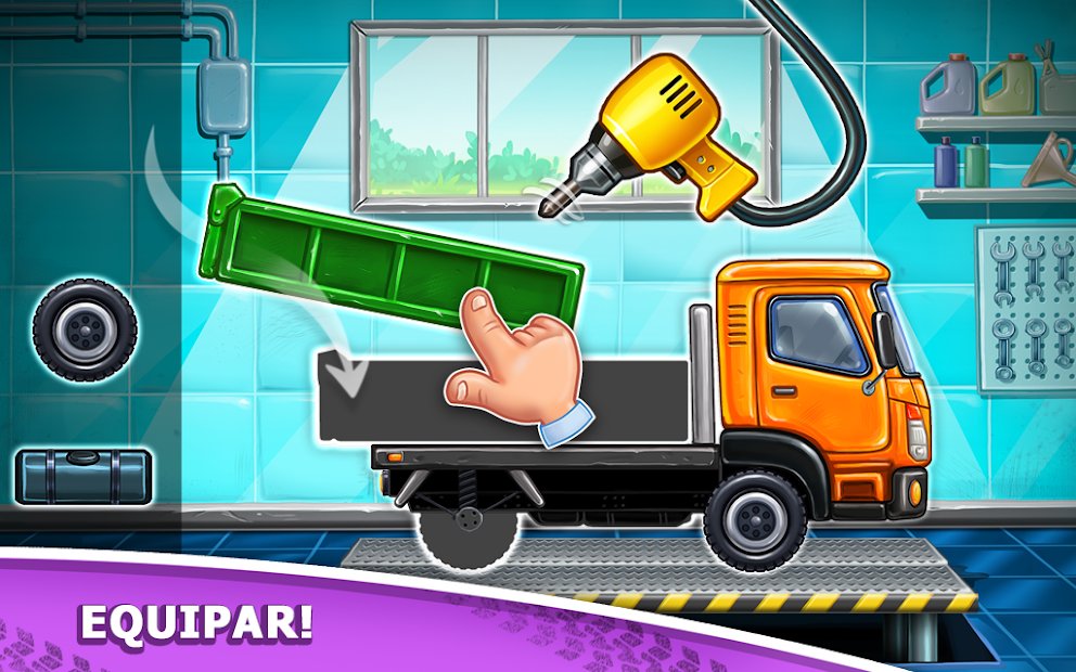 Jogos de caminhão para crianças - jogo de trator