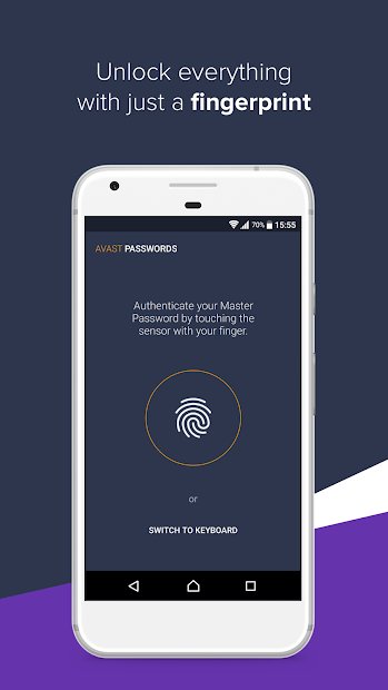Contraseñas de Avast